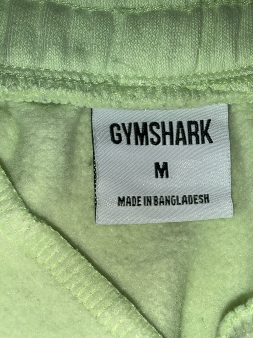 Gymshark Neon Lime High-Waist Athletic Shorts - Picture 4 of 4